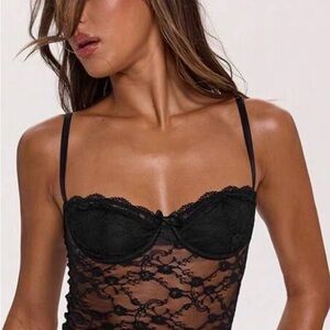 Elegant Black Lace top